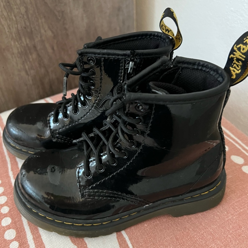 Toddler size 10 patent Dr. Martens